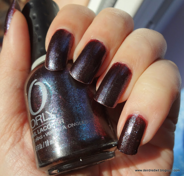 Smalto Orly Galaxy Girl Swatch luce naturale diretta Smalto Orly Galaxy Girl