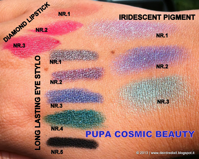 Pupa Cosmic Beauty Collection - Swatches Pupa Cosmic Beauty Collection - Swatches