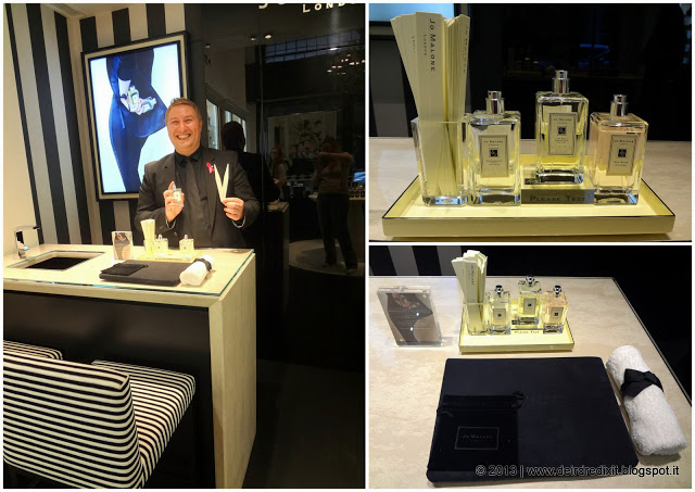 Tasting bar della boutique Jo Malone di via Manzoni - Milano