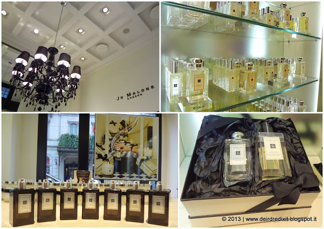 La boutique Jo Malone di via Manzoni - Milano