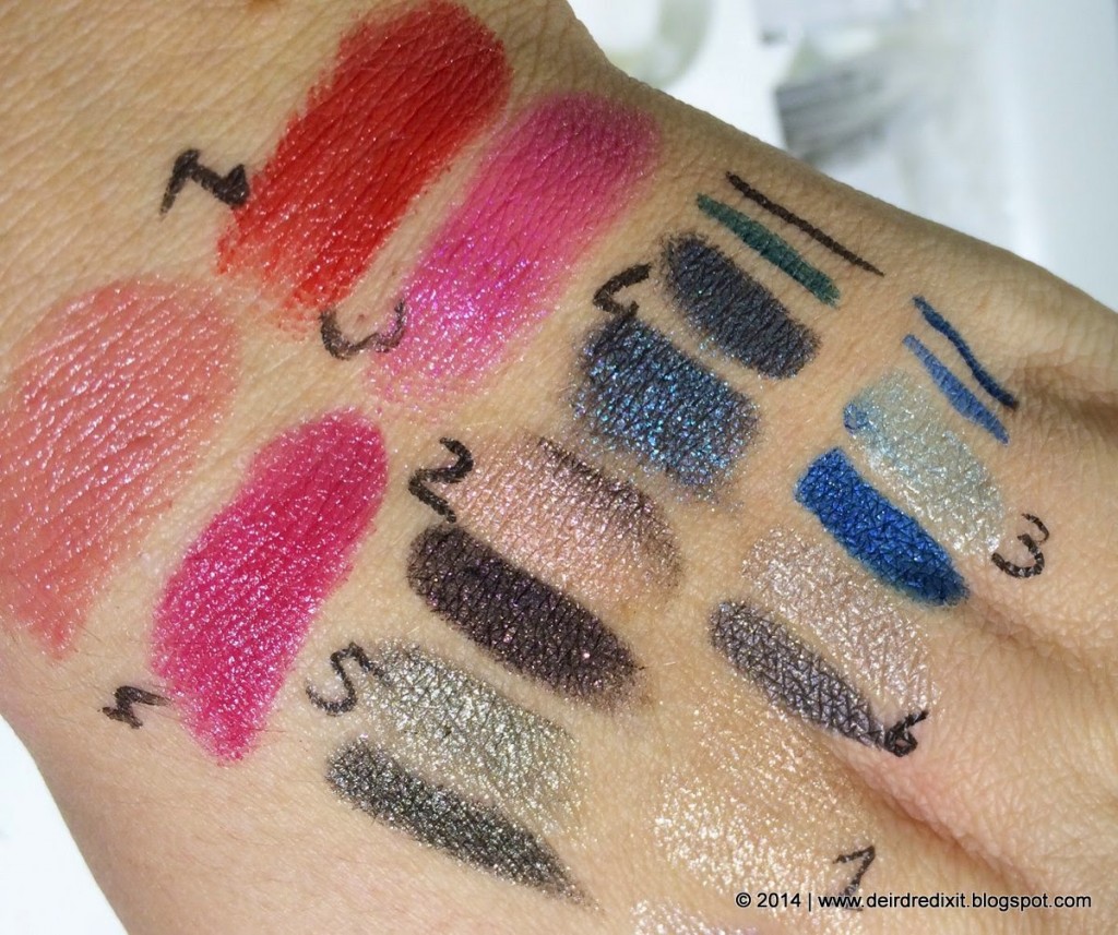 Swatch Kiko Vibe Longlasting Eyeshadow, Ultimate Pen Long Wear Eyeliner e Color Lipstick, Bad Girl? Collection