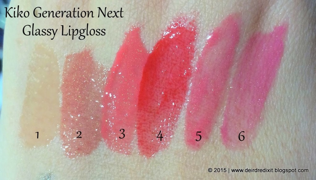 Swatch Kiko Generation Next Glassy Lipgloss
