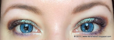 Lenti a contatto colorate TopVue azzurre su occhi scuri Lenti a contatto colorate TopVue azzurre su occhi scuri