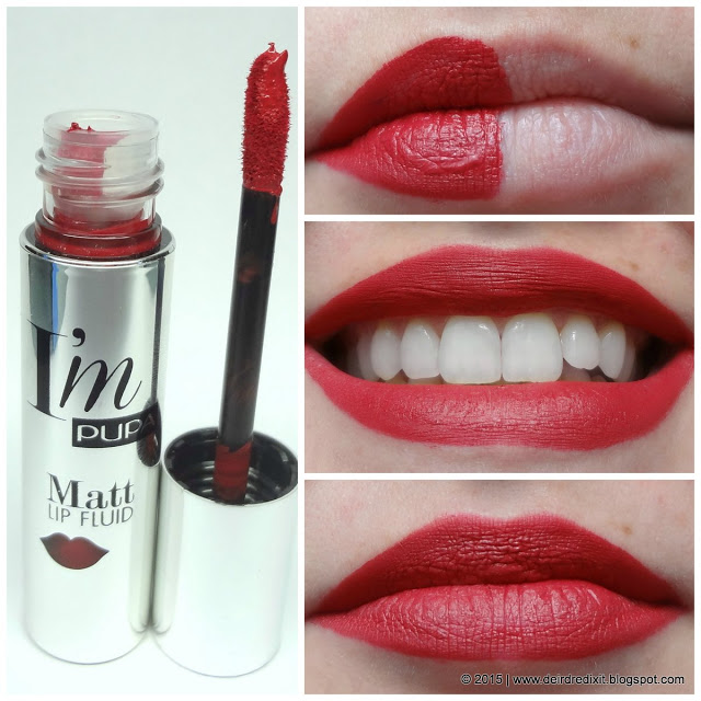 Pupa I'M Matt Lip Fluid nr. 52 Red Passion Pupa I'M Matt Lip Fluid nr. 52 Red Passion