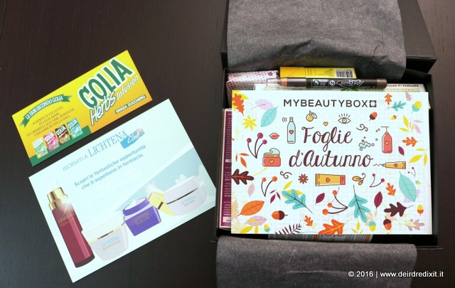 MyBeautyBox Ottobre 2016