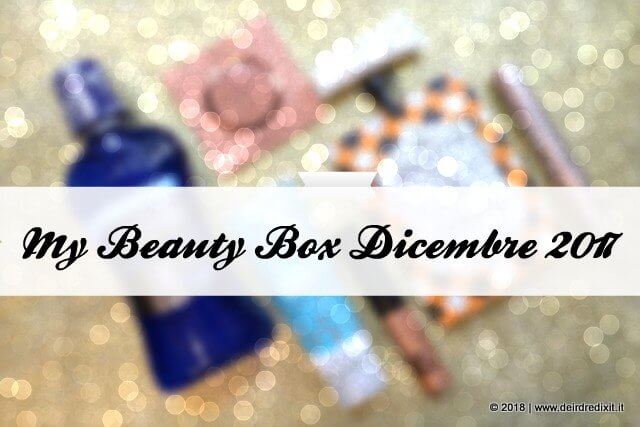 MyBeautyBox Dicembre 2017