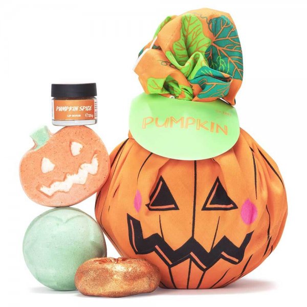 lush-halloween pumpkin wrap