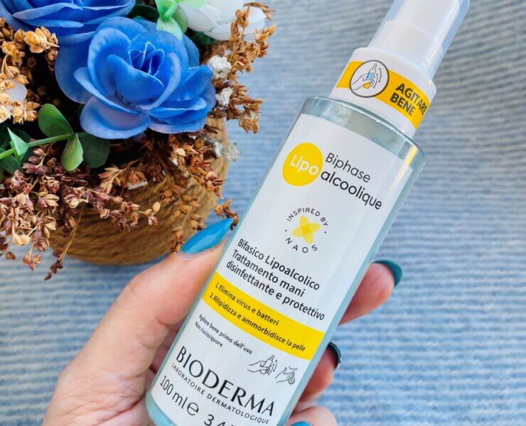 Bioderma Bifasico Lipo alcolico spray igienizzante mani