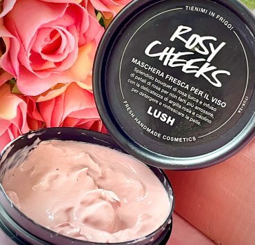 Maschera argilla rosa rosy cheeks lush