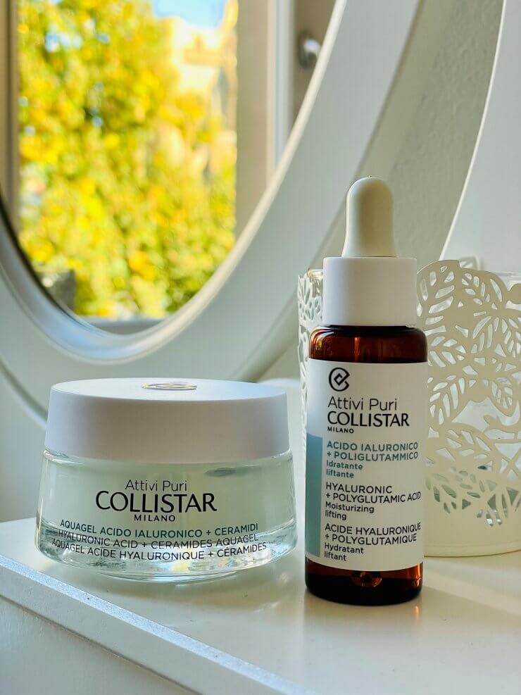 collistar attivi puri acido ialuronico siero e gel