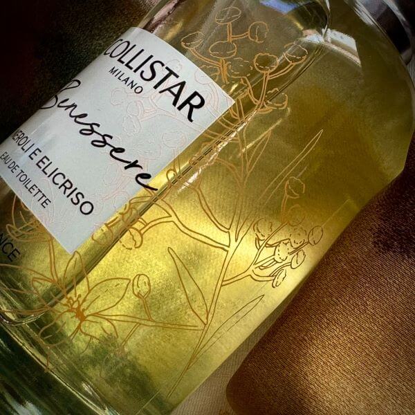 ettaglio flacone Eau de Toilette Collistar Benessere Neroli e Elicriso