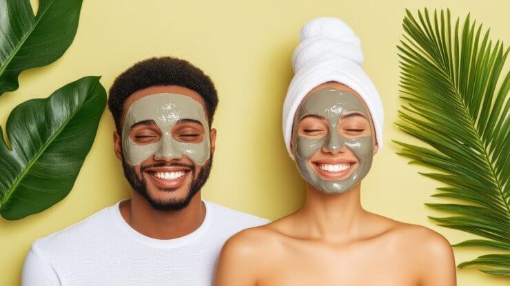 skincare routine qutidiana coppia immagine ai