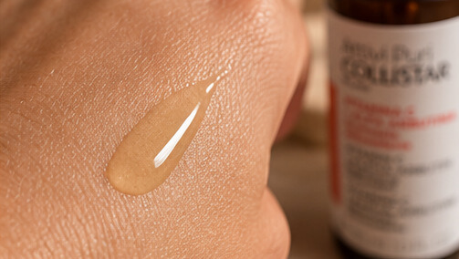collistar siero vitamina c texture su pelle